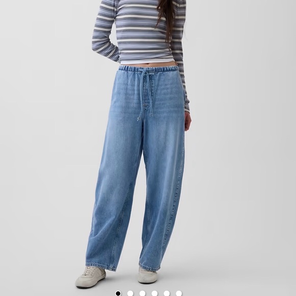 GAP Denim - Gap High rise ultra soft barrel jean